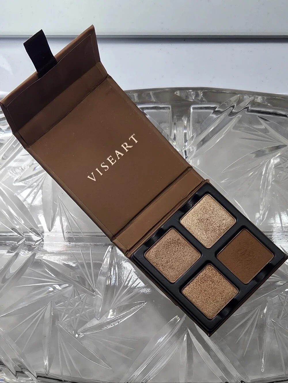 Viseart Petits Fours Praline Eyeshadow Palette Neutral Brown Quad
